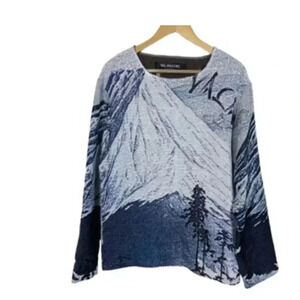 Valabasas winter mountain ski shirt pullover crewneck gorpcore  tapestry UT CO